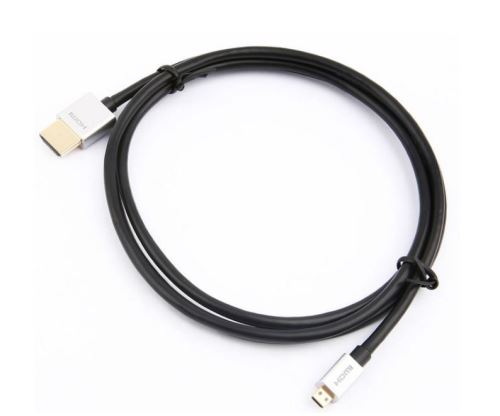 Câble HDMI vers Micro HDMI LINDY 41680 50 cm Noir/Gris | Leroy Merlin