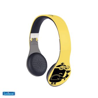 Micro Enfants Microphone Karaoké Lexibook Minions - Jack 3,5mm, Adaptateur 6 ,3mm, Haute Sensibilité - Bleu Talkie Walkie Enfant