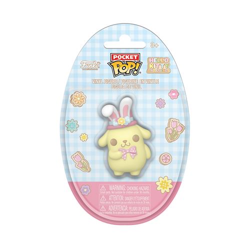 Figurine Funko Pocket Pop Egg Hello Kitty Spring Pompompurin - vue 1