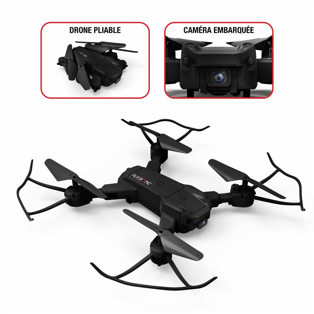 Drone télécommandé pliable - Flybotic Foldable Flybotic : King Jouet, Drones  radiocommandés Flybotic - Véhicules, circuits et jouets radiocommandés