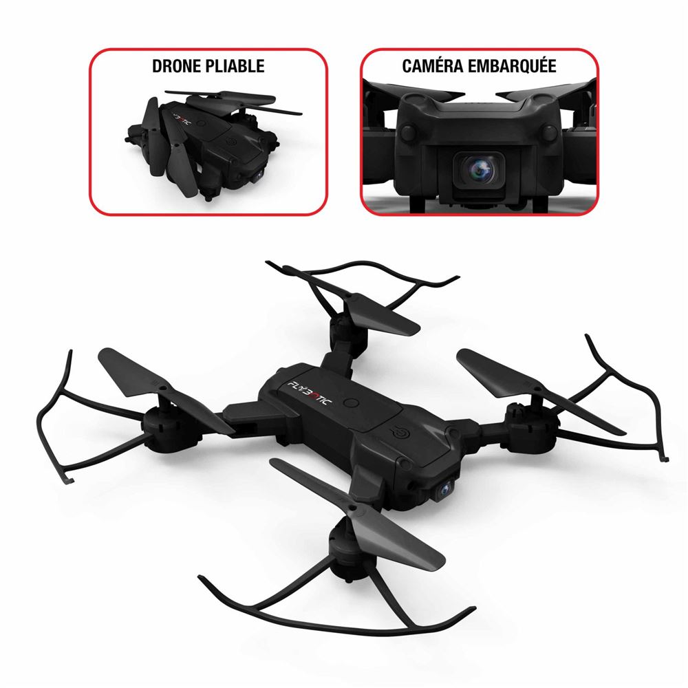 Drone brushless FPV 4K pliable avec caméra, 2 batteries pour 40 min d Drone brushless FPV 4K pliable avec caméra, 2 batteries pour 40 min d