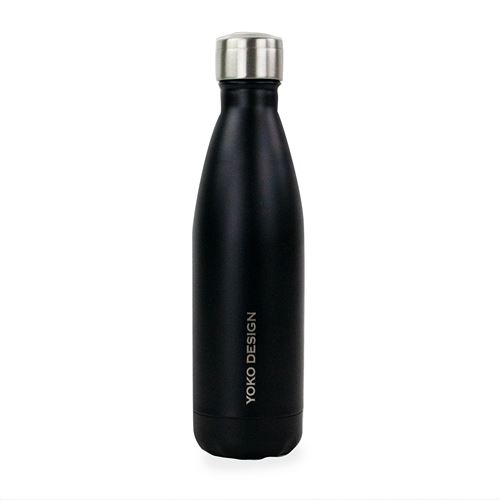 Bouteille isotherme Yoko Design 0,5 L Noir mat