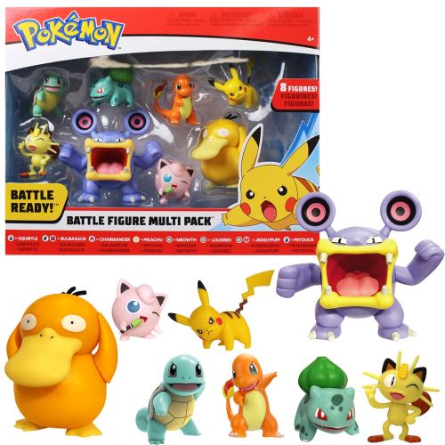 Pack de 8 figurines Pokémon - Figurine pour enfant