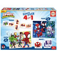 Coffret multi-jeux Educa Super Pack Spidey & His Amazing Friends
