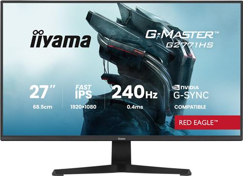 Ecran PC Gamer IIYAMA 27 FHD 240Hz Dalle Fast IPS 0.4ms G Master Eagle - vue 9