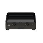 Plancha Eno Fusion 60 Gaz 2 brûleurs 5000 W Noir et Inox