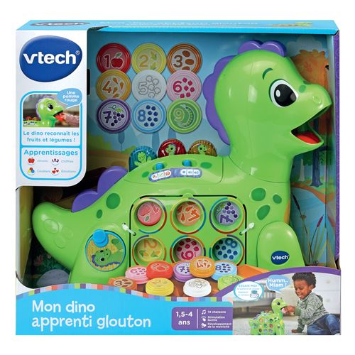 Jeu d'éveil Vtech Baby Mon Dino Apprenti Glouton