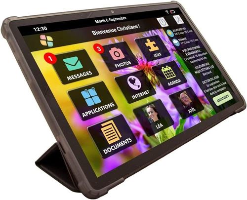 Tablette Tactile CDIP Facilotab L Rubis 10,1 64 Go Noir