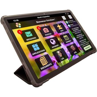 Tablette Tactile CDIP Facilotab L Rubis 10,1" 64 Go Noir