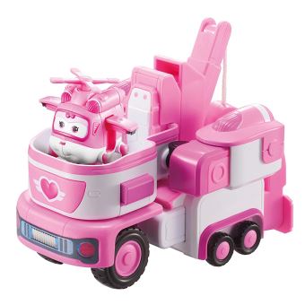 Véhicule transformable en robot Super Wings 18 cm