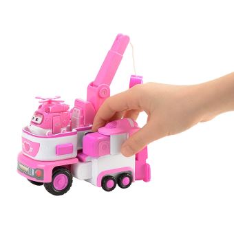 Véhicule transformable en robot Super Wings 18 cm