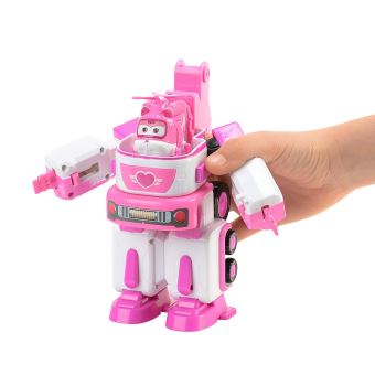 Véhicule transformable en robot Super Wings 18 cm