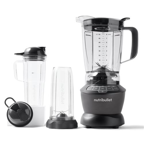 NutriBullet NBF500DG 1,9 l Tischplatten-Mixer 1200 W Silber