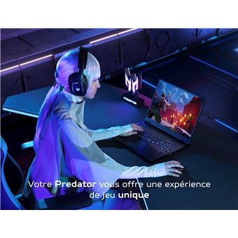 PC portable gaming Acer Predator Helios Neo 18 AI PHN18-72-99MT 18" Intel® Core™ Ultra 9 32 Go RAM 1 To SSD nVidia GeForce RTX™ 5070