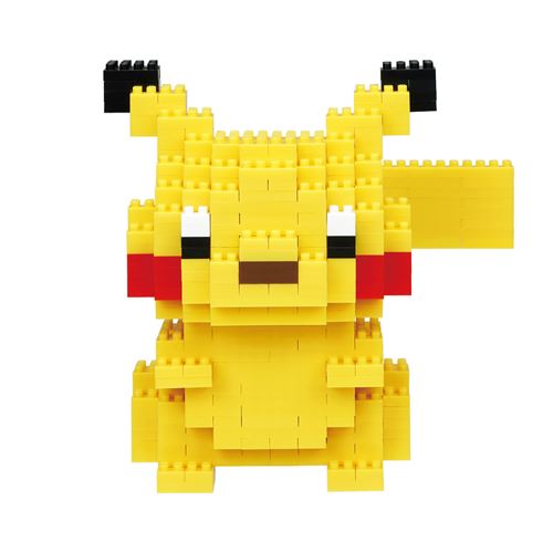 nanoblock Pikachu Deluxe Figurine Pokémon Jeu de Construction Activité et + 560 Pièces Taille Deluxe
