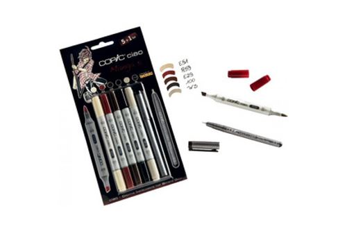 kit COPIC marqueur ciao 5+1, Manga 5