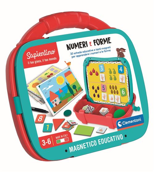 Clementoni Multicolore Chiffres Et Calcul Mallette Chiffres Formes