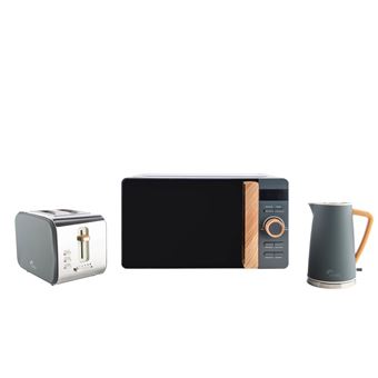 Four à micro-ondes Ohmex OHM-MWO-2086 20 L 700 W Soft Touch Gris foncé
