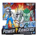 Pack de 2 Figurines Power Rangers Battle Attackers Dino Fury Modèle aléatoire