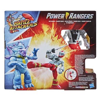 Pack de 2 Figurines Power Rangers Battle Attackers Dino Fury Modèle aléatoire