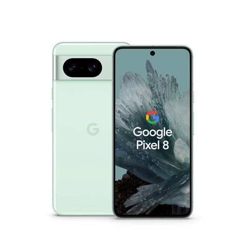 Smartphone Google Pixel 8 6,2"" 5G Double SIM 128 Go Vert Menthe État correct - Google reconditionné disponible sur Fnac