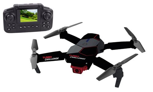 Turbo Challenge Multicolore Véhicule Radiocommandé Valisette Drone 24 X 19 Cm