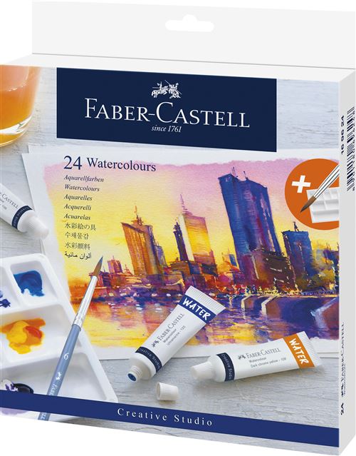 Étui Faber-Castell 24 Aquarelles