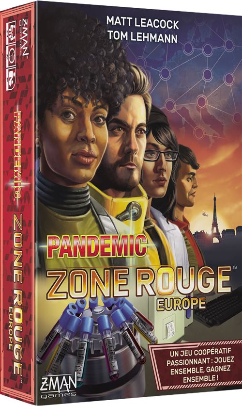 Jeu de stratégie Asmodee Pandemic Zone Rouge Europe État correct - Asmodee reconditionné disponible sur Fnac