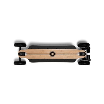 Skateboard électrique Evolve Skateboards GTR Bambou Tous Chemins 3000 W Beige et Noir