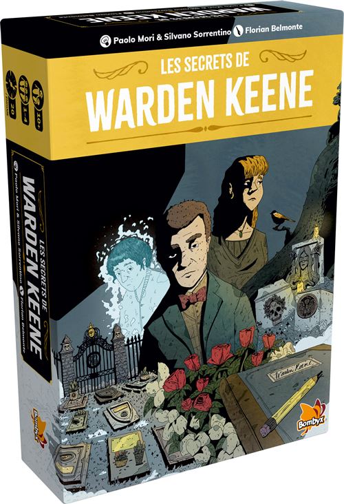 Asmodee Les Secrets De Warden Keene 20 Min Jeu De Société Déduction