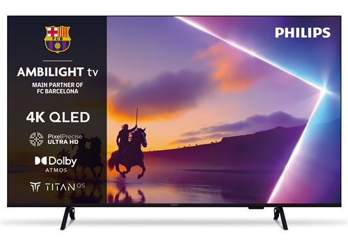 Philips TV QLED 50PUS8550/12 50" 4K UltraHD 60Hz Smart TV Titan OS HDR10+ Ambili - vue 5