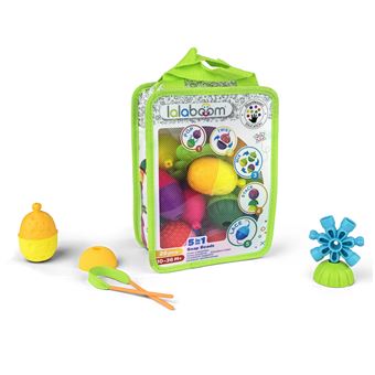 Sac de perles éducatives et accessoires Lalaboom