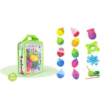 Sac de perles éducatives et accessoires Lalaboom
