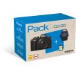 Pack Fnac Hybride Olympus E-M10 Mark II Noir + Objectif 14-42 mm f/1:3.5-5.6 II R Noir + Fourre-tout + Carte mémoire SDHC 16 Go