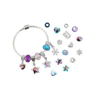 Set bracelet argenté et 21 charms La Reine des Neiges 2