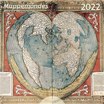 Calendrier Désastre 2022 30 x 30 cm Cartes du monde