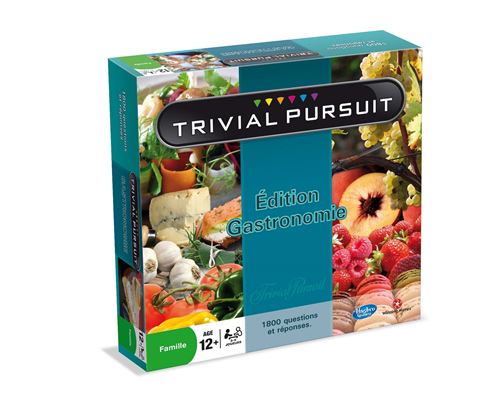 **** Jeu De Société Trivial Pursuit Gastronomie 1800 Questions
