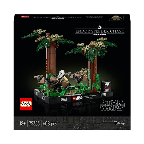 LEGO® Star Wars 75353 Diorama de la course-poursuite en speeder sur Endor