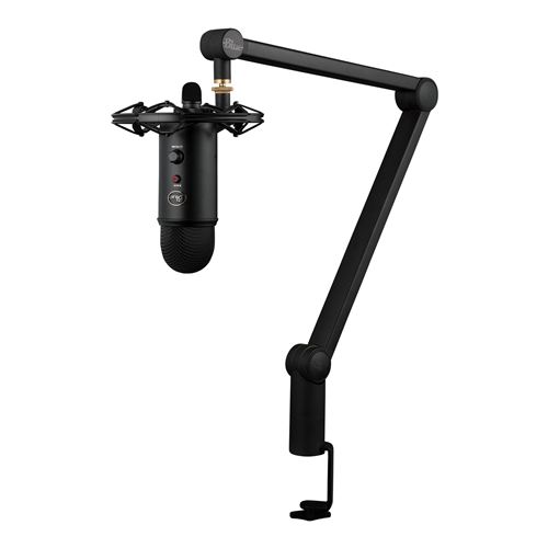 Ensemble Broadcast Pro Blue Microphones Yeticaster Noir