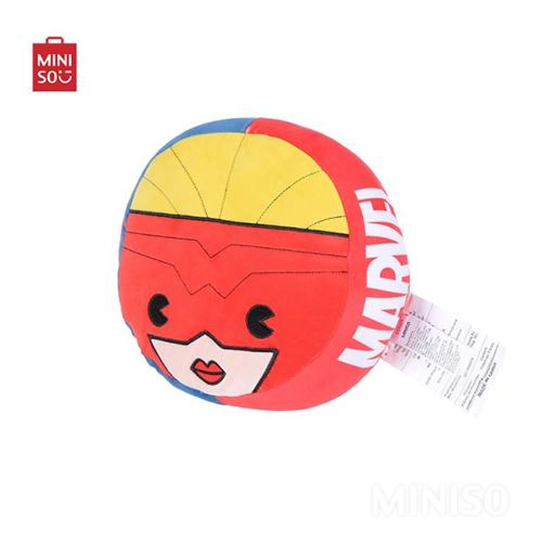 Coussin Miniso Captain Marvel Rouge
