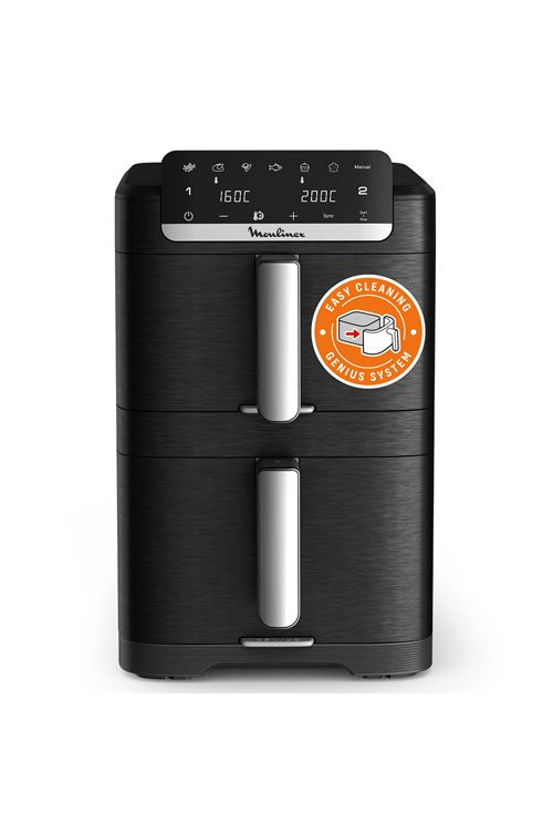 Friteuse Sans Huile Moulinex Easy Fry Crispy Stack Dual EZ7568F0