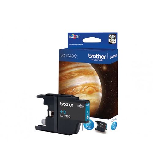BROTHER LC-1240C CYAN INK (600 PAGES))-