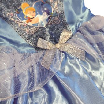 Déguisement Sequin Cendrillon Fille 3/4 Ans Bleu I-641020s 3/4 ANS - Coloris : Bleu - I-641020S