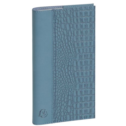 Agenda De Poche Eurotime 16 Baby Croco 9 X 16 Cm Semainier Janvier à Décembre 2026 - Noisette