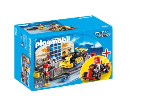 Acheter Playmobil City Action 6869 Starter Set Atelier de karting État correct - 31,53 € Playmobil City Action 6869 Starter Set Atelier de karting État correct - Playmobil reconditionné disponible sur Fnac