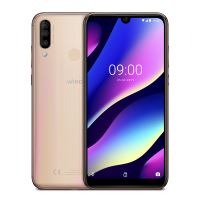 Wiko View 3 - 4G smartphone - double SIM - RAM 3 Go / Internal Memory 64 Go - microSD slot - Écran LCD - 6.26" - 1560 x 720 pixels - 3 x caméras arrière 12 MP, 13 MP, 2 MP - front camera 8 MP - blush doré