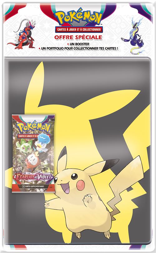 Carte à collectionner Pokémon EV01 Pack Portfolio et Booster Écarlate et Violet