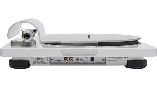 DENON DP400  Platine vinyle semi-automatique FINITION Blanc