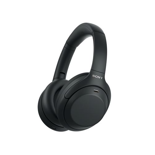 Casque Arceau Sans Fil Sony Hi-Res Wh-1000Xm4C Bluetooth à Réduction De Bruit Active Noir