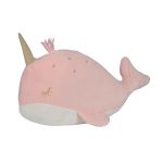 Peluche Nicotoy Baleine rose